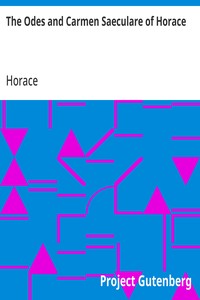 Cover of The Odes and Carmen Saeculare of Horace — Edition Insights