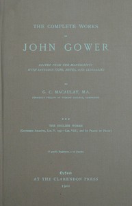 Cover of The complete works of John Gower, volume 3 — Context and Discussion