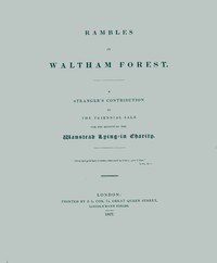 Cover of Rambles in Waltham Forest — Background and Themes