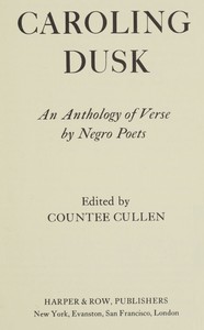 Cover of Caroling dusk — Themes and Context