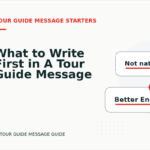What to Write First in A Tour Guide Message