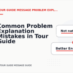 Common Problem Explanation Mistakes in Tour Guide Message English