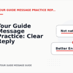 Tour Guide Message Practice: Clear Reply Patterns