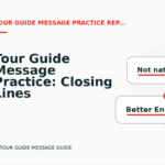 Tour Guide Message Practice: Closing Lines and Follow-Ups